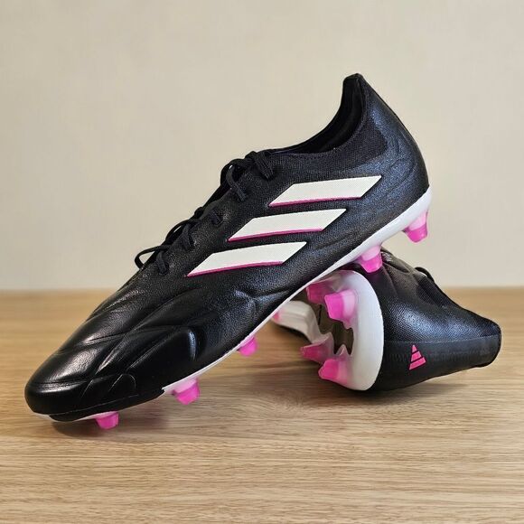 Adidas Copa Pure .2 FG Soccer Cleats Men's 11.5 Black White Shoes Messi Pink - Picture 2 of 13